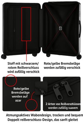 2er-Set Ultra-Robuste Reisekoffer